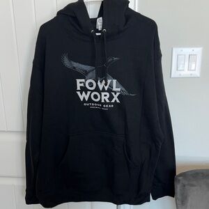 NWOT! Black Duck Hunting Hoodie for Men